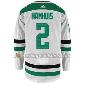 Dallas Stars DAN HAMHUIS 2 Adidas Wit Authentic Shirt - Mannen